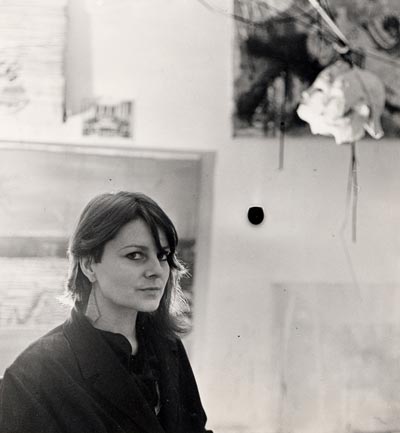 Cornelia Schleime vor der Ausreise, 1984